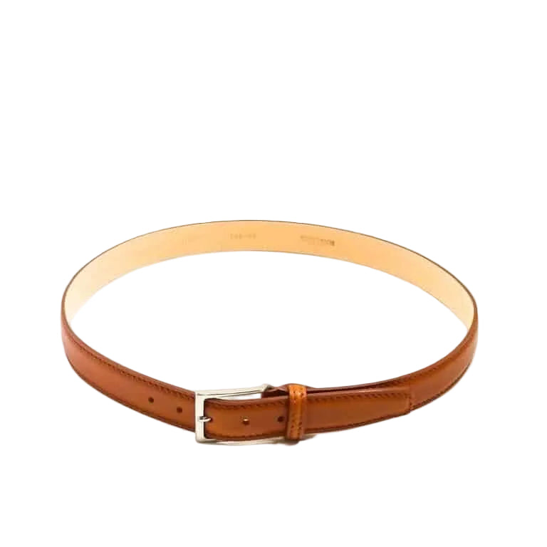 Cintura in Cuoio da uomo Pelletteria Allegrini Filippo C102CUO MARCAPUNTO cognac