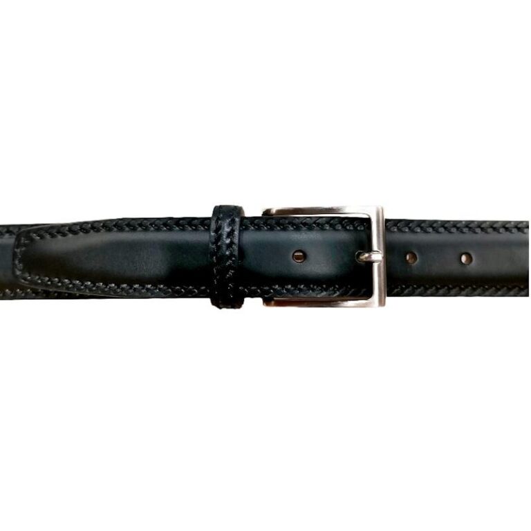 Cintura in Cuoio da uomo Pelletteria Allegrini FilippoC102CUO MARCAPUNTO nero