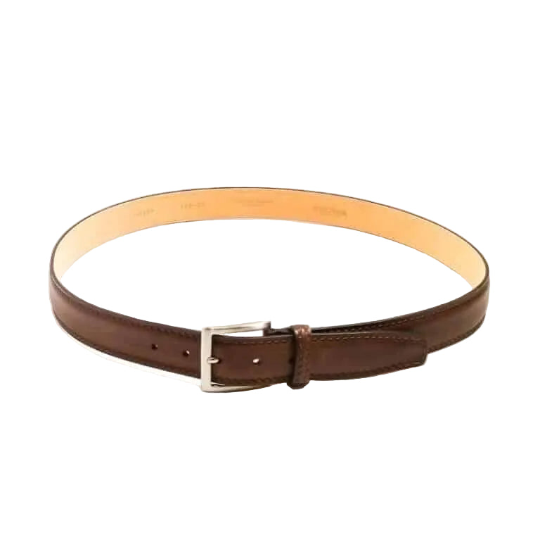 Cintura in Cuoio da uomo Pelletteria Allegrini Filippo C102CUO MARCAPUNTO testa di moro