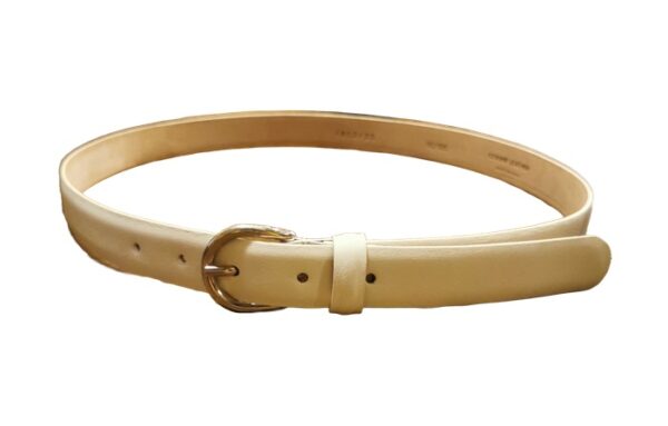 Cintura in cuoio Donna Pelletteria Allegrini Filippo 1852/25 bianco