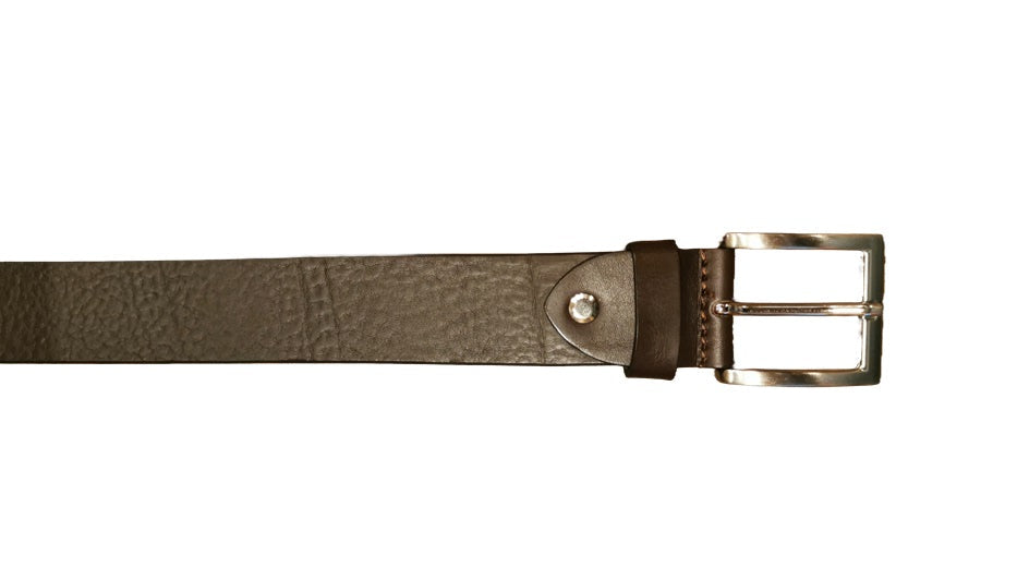 Cintura in Cuoio Pelletteria Allegrini Filippo 9386/35 Testa di moro