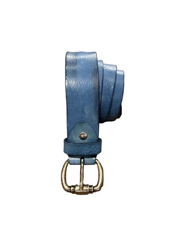 Cintura in cuoio Pelletteria Allegrini Filippo C8951 indaco