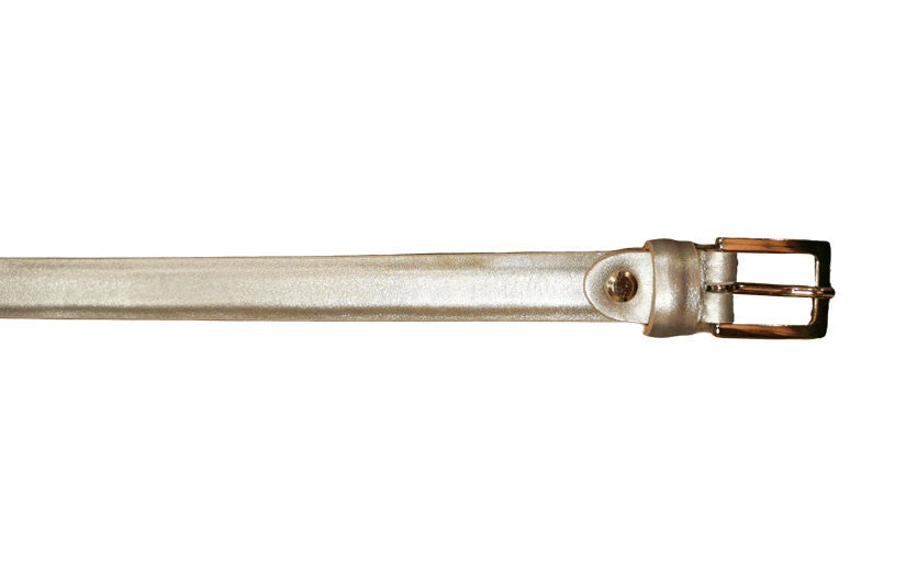 Cintura in pelle Donna Pelletteria Allegrini Filippo 2074/20 argento