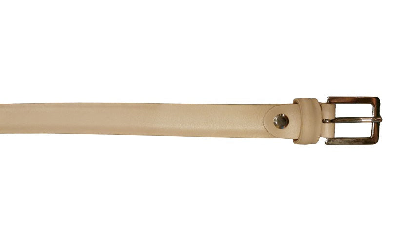 Cintura in pelle Donna Pelletteria Allegrini Filippo 2074/20 cipria