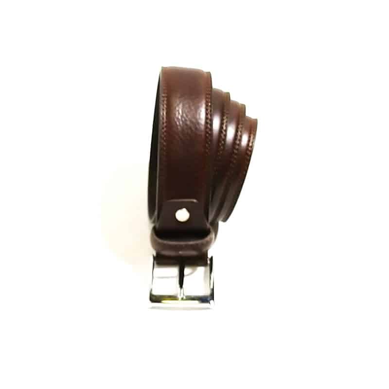 Cintura in pelle Pelletteria Allegrini Filippo 069/35 testa di moro