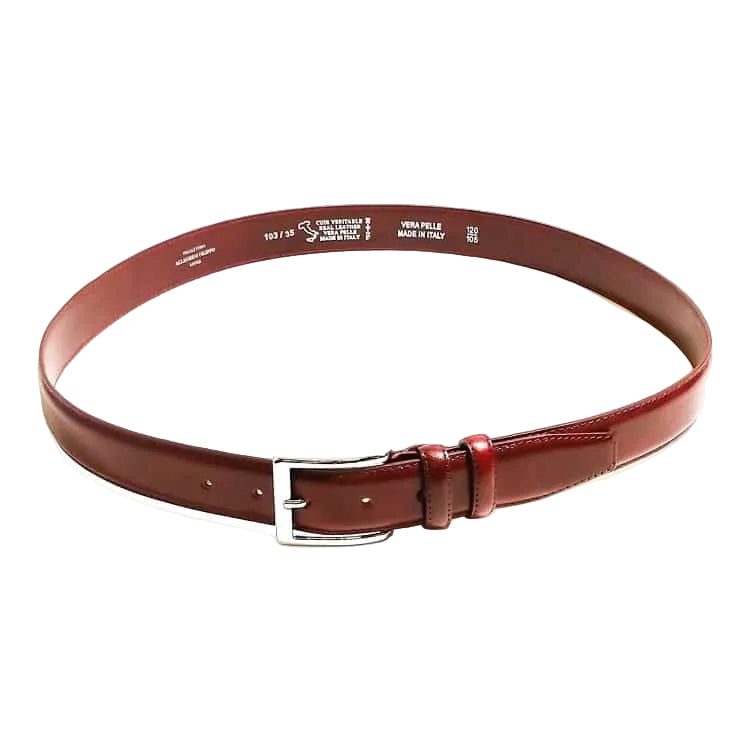Cintura in pelle Pelletteria Allegrini Filippo 103/35 bordeaux