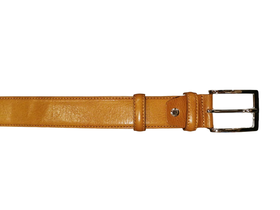 Leather belt Pelletteria Allegrini Filippo 103/35 Honey