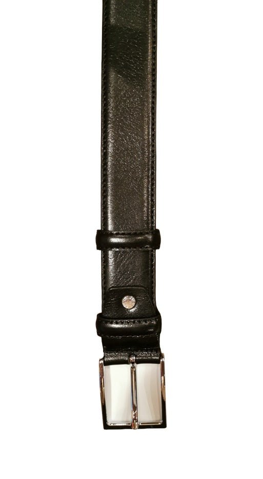 Cintura in pelle Pelletteria Allegrini Filippo 103/35 nero - Pelletteria Allegrini