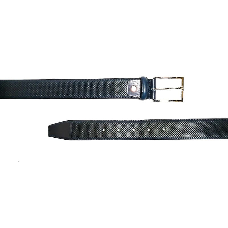 Cintura in pelle Pelletteria Allegrini Filippo 1309 blu