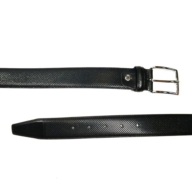 Cintura in pelle Pelletteria Allegrini Filippo 1309 nero