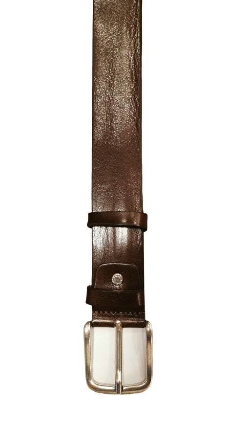 Cintura in Cuoio Pelletteria Allegrini Filippo 280/40L Testa di moro