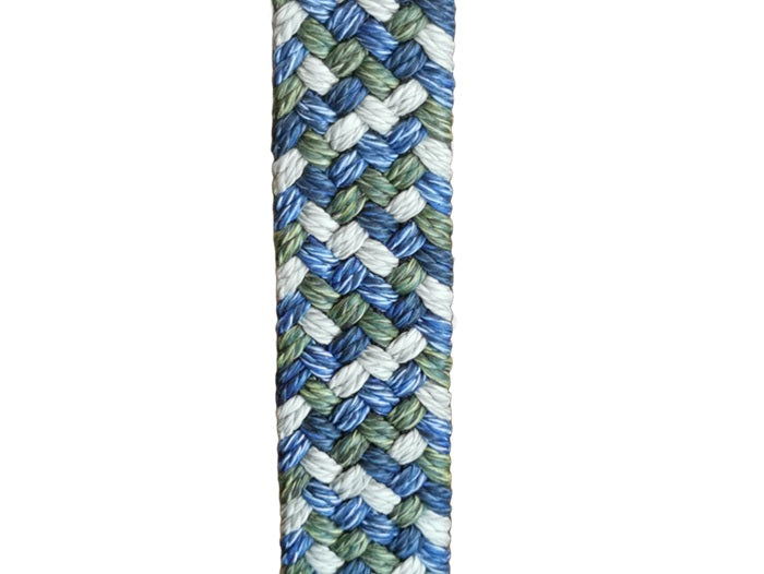 Cintura intrecciata elasticizzata Pelletteria Allegrini Filippo SR029A giada