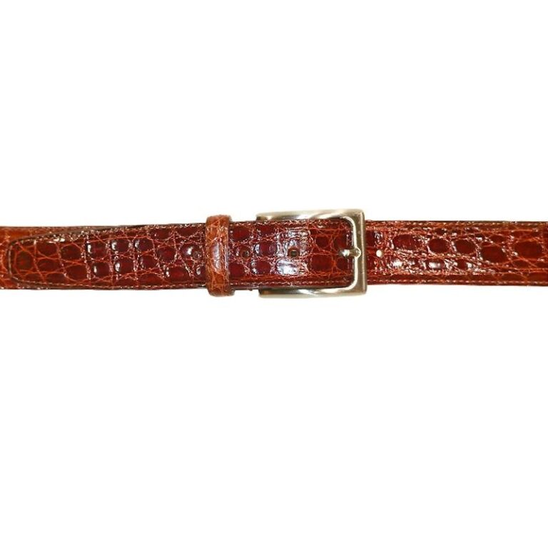 Cintura uomo in vero coccodrillo C102COC golden