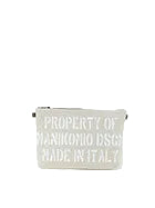 Clutch in tessuto Manikomio Giallo