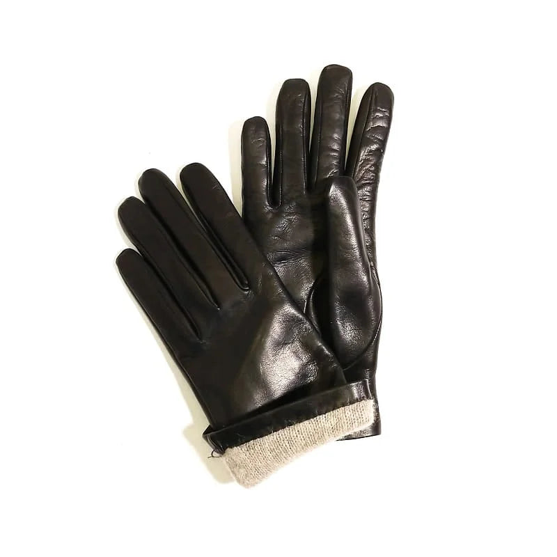 Guanto donna liscio in pelle Pelletteria Allegrini G303C Nero