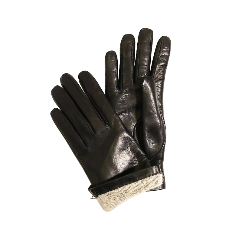 Guanto donna liscio in pelle Pelletteria Allegrini G303C Nero