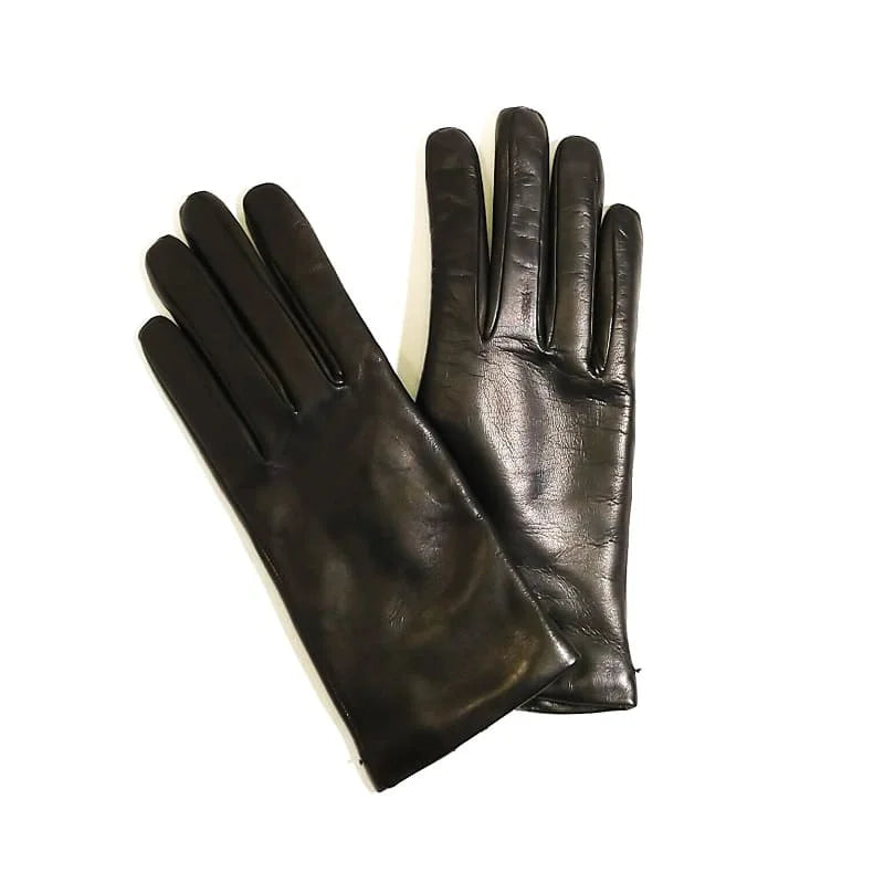 Guanto donna liscio in pelle Pelletteria Allegrini G303C Nero
