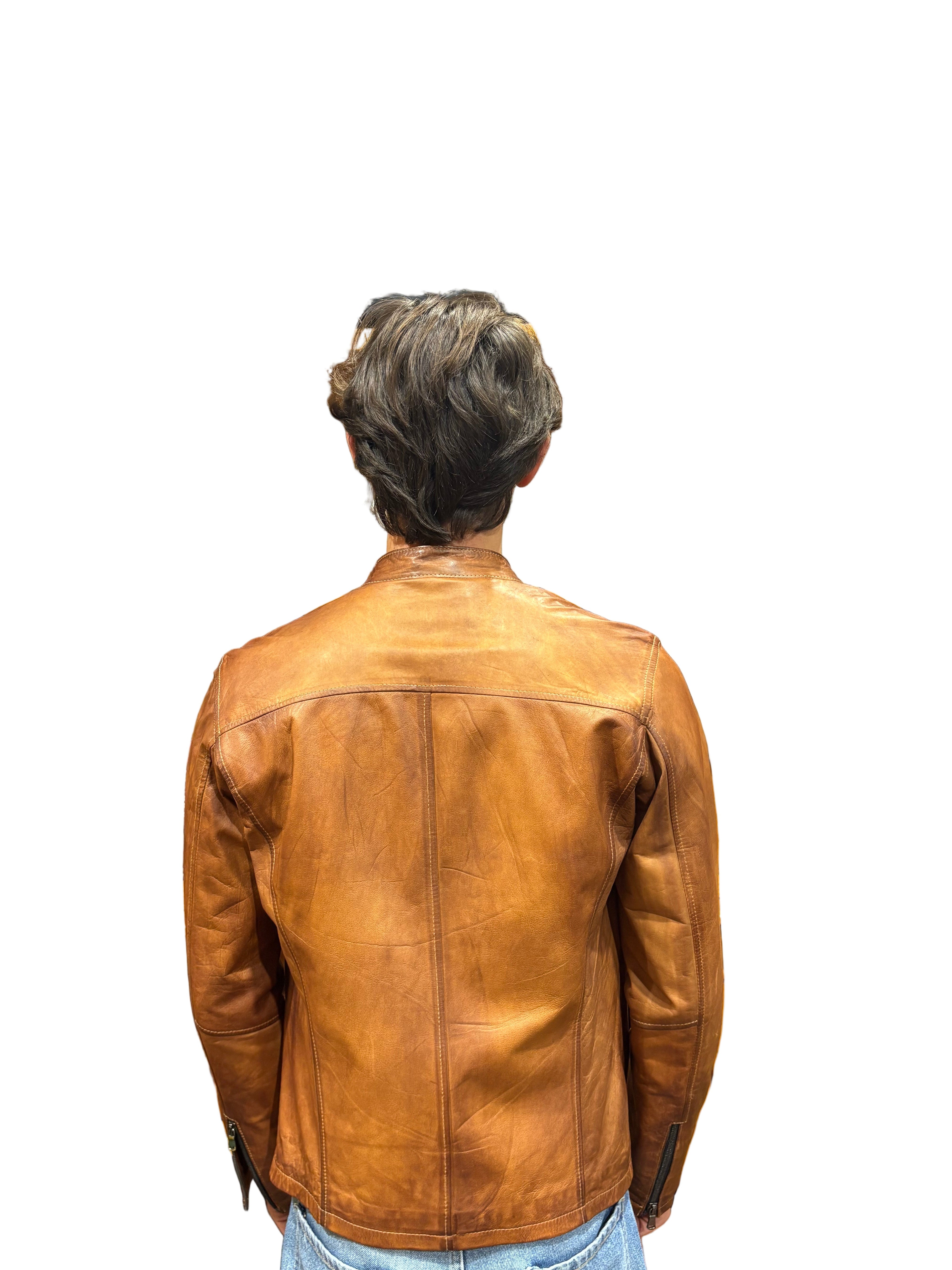 Giacca in pelle Pelletteria Allegrini Filippo DG1 Rivista