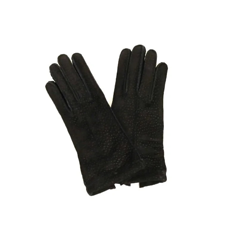 Guanto donna in pecary Pelletteria Allegrini Filippo G304D nero