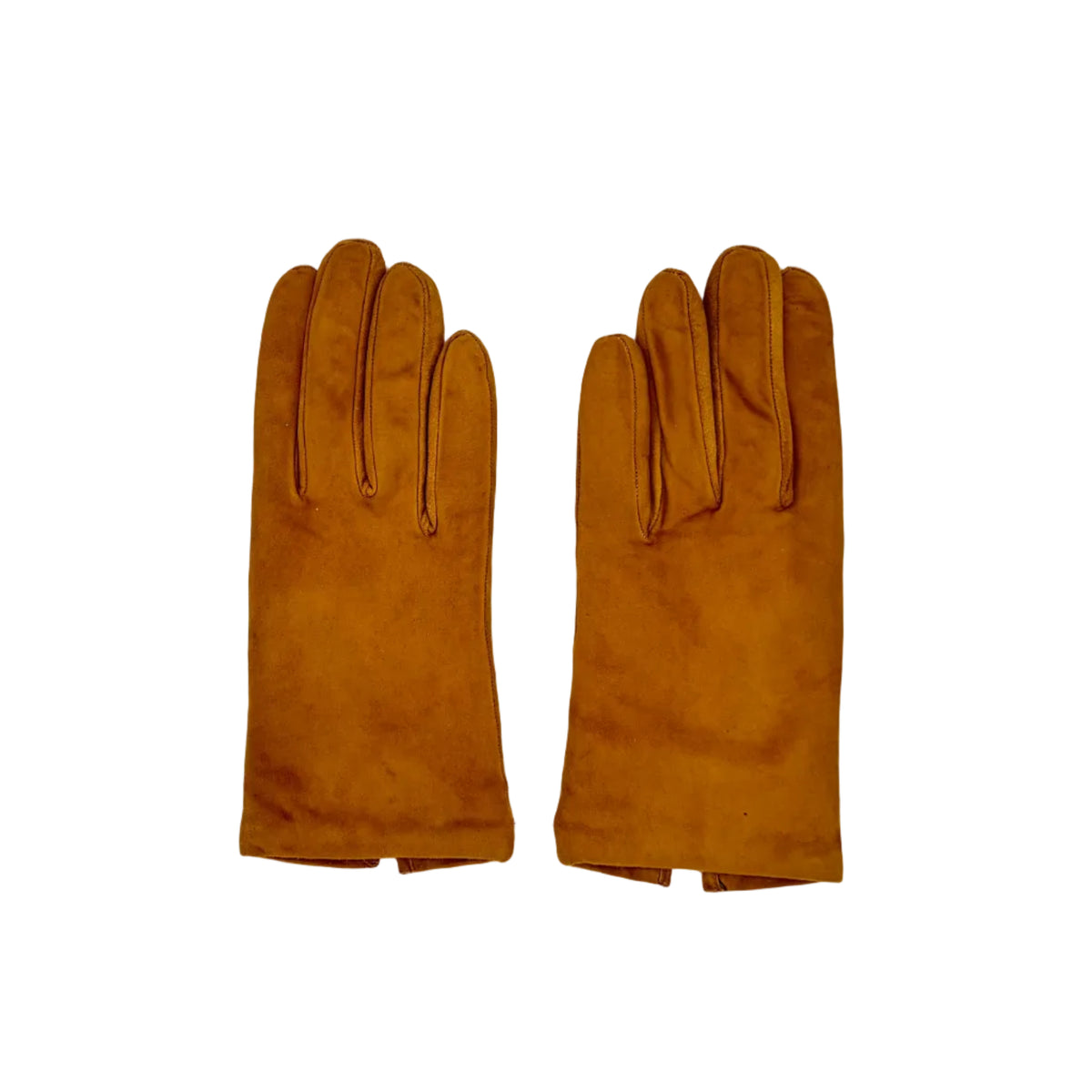 Women's suede leather gloves Pelletteria Allegrini Filippo G300 Ochre