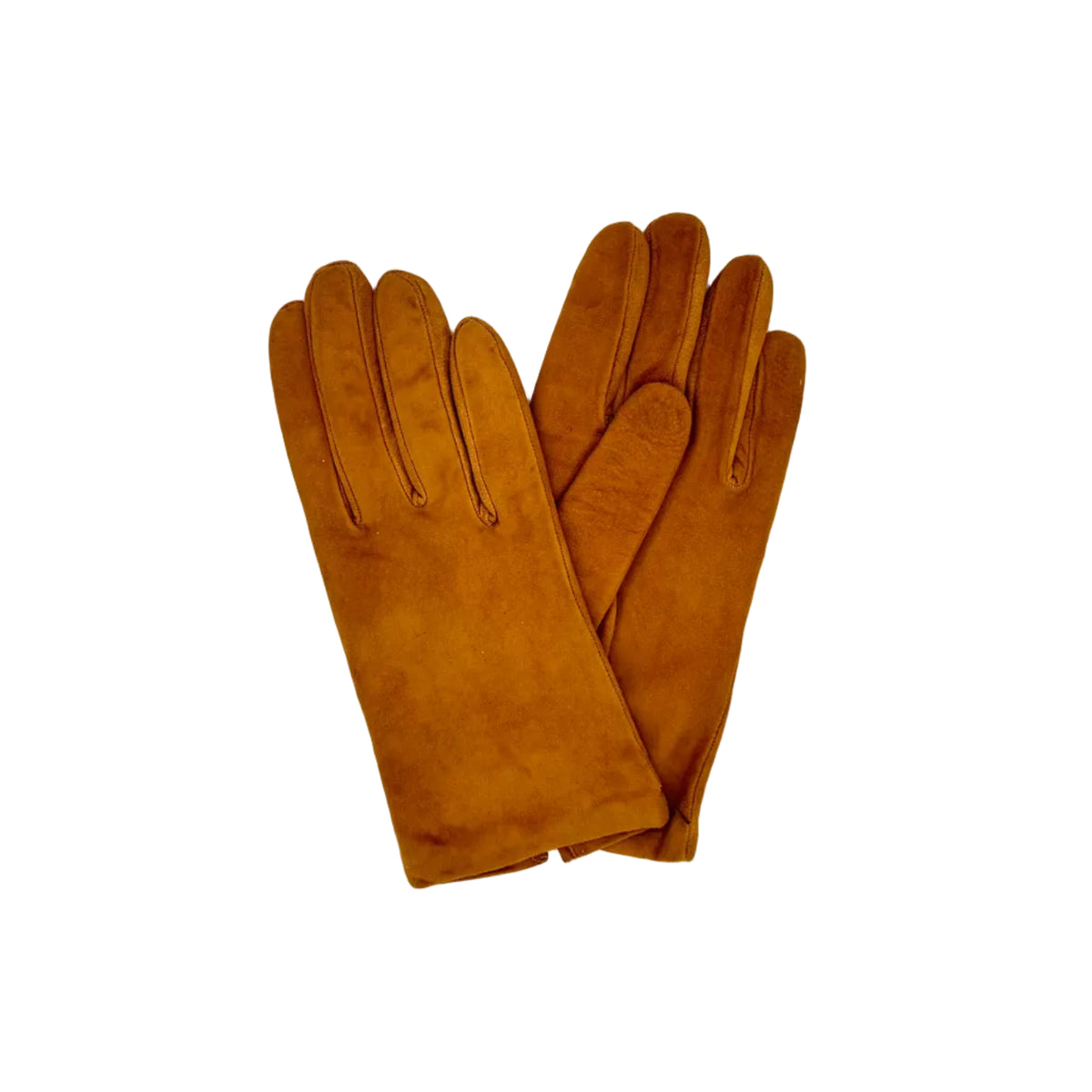 Women's suede leather gloves Pelletteria Allegrini Filippo G300 Ochre