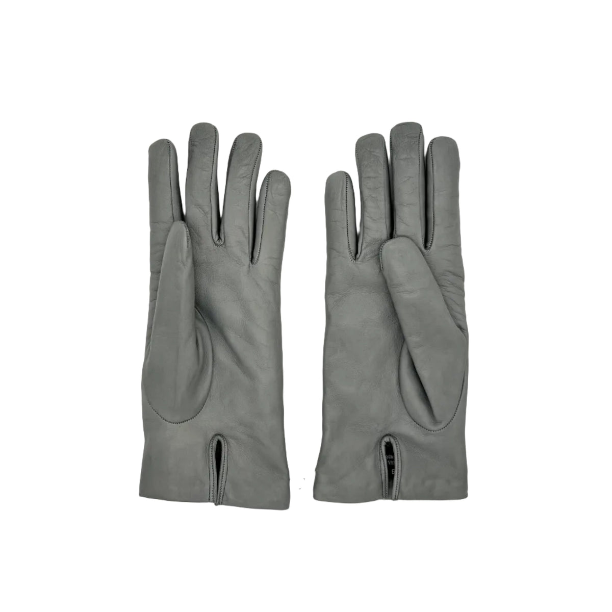 Women's smooth leather glove Pelletteria Allegrini Filippo G303C Light Grey