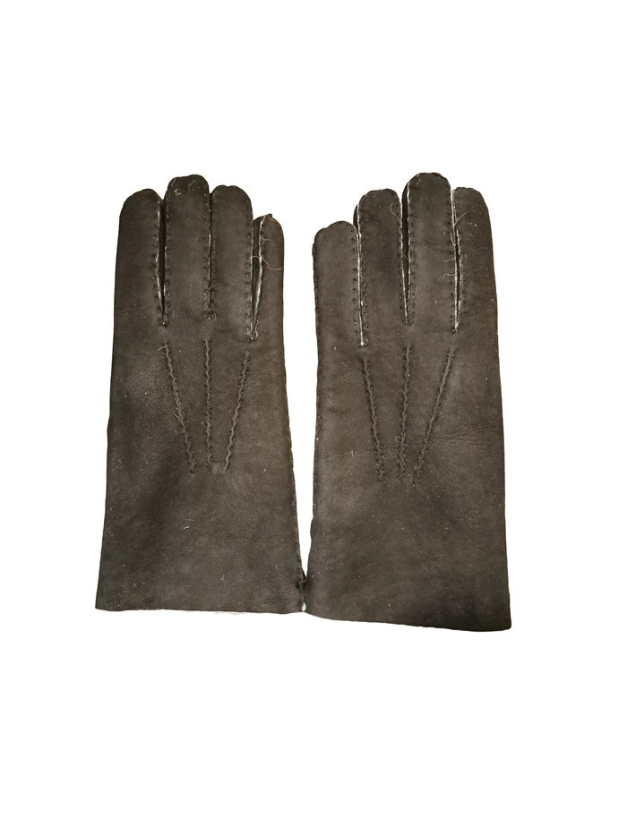 Men's merino wool Glove Pelletteria Allegrini Filippo G208 Black