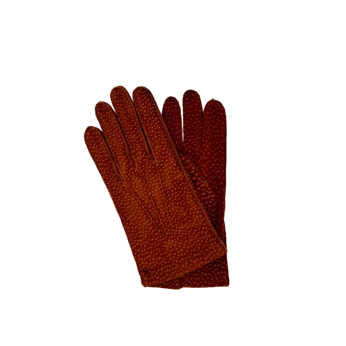 Men's Peccary Glove Pelletteria Allegrini Filippo G207USF Tobacco