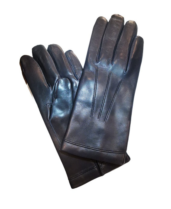 Men's Leather Gloves Pelletteria Allegrini Filippo G200 Blue