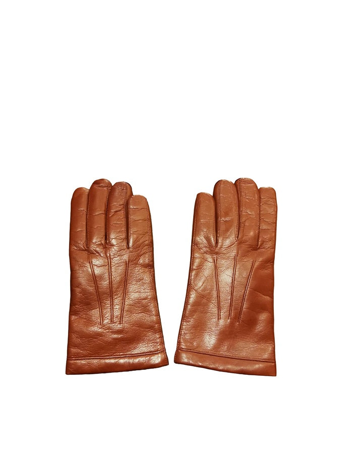 Men's Leather Gloves Pelletteria Allegrini Filippo G200 Cognac