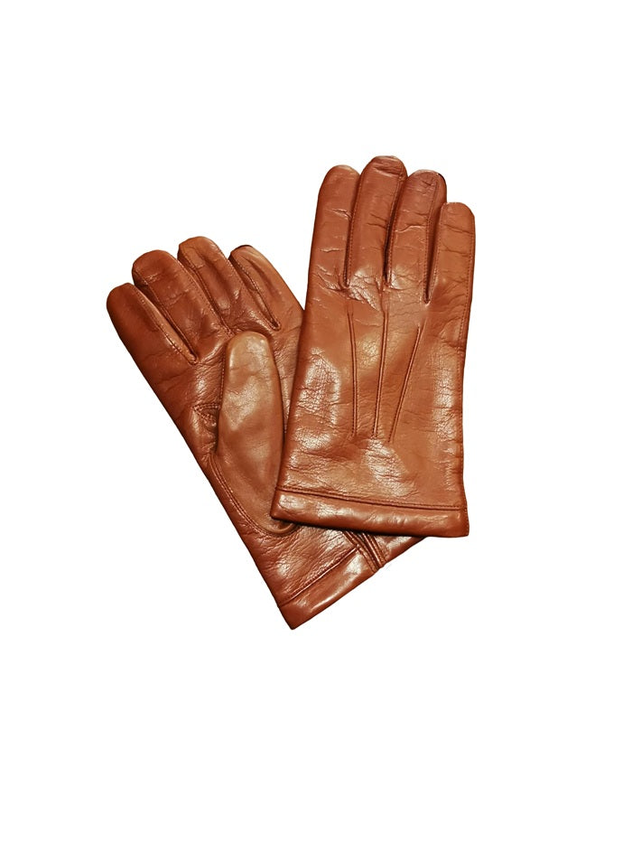 Men's Leather Gloves Pelletteria Allegrini Filippo G200 Cognac