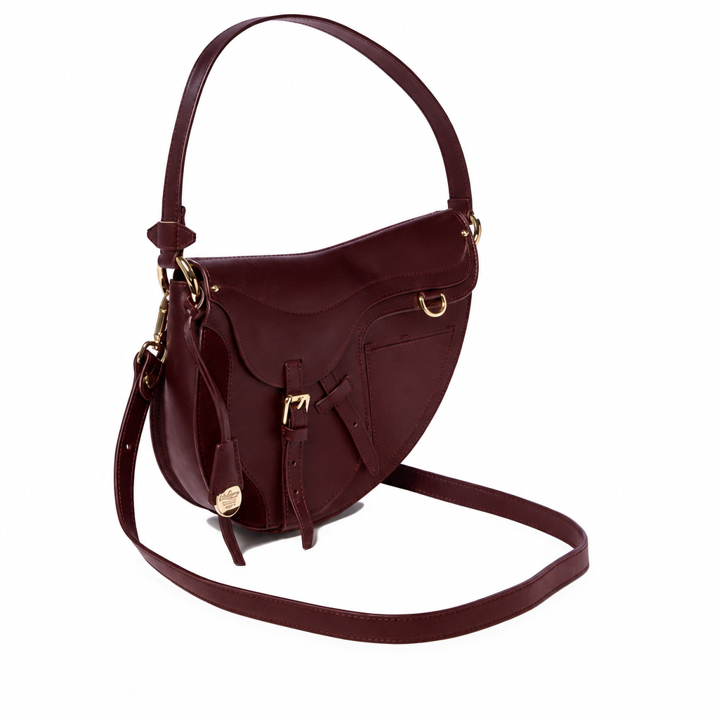 Borsa Boldrini 07321 Bordeaux in pelle