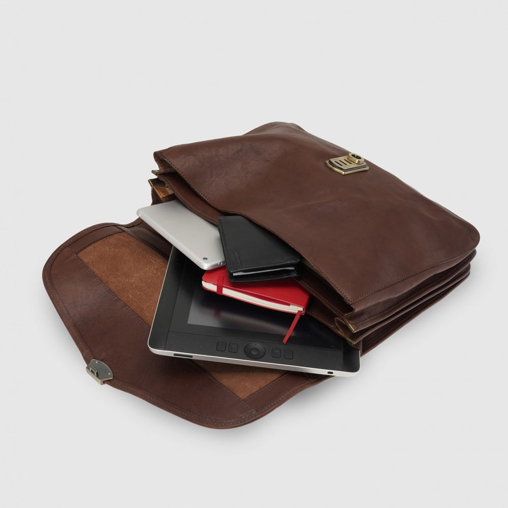 I Medici leather bag 63/1350 dark brown