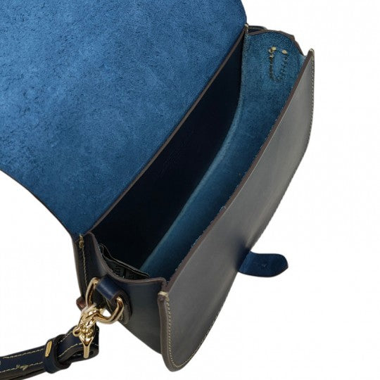 Borsa piccola in pelle Boldrini 07211 notte