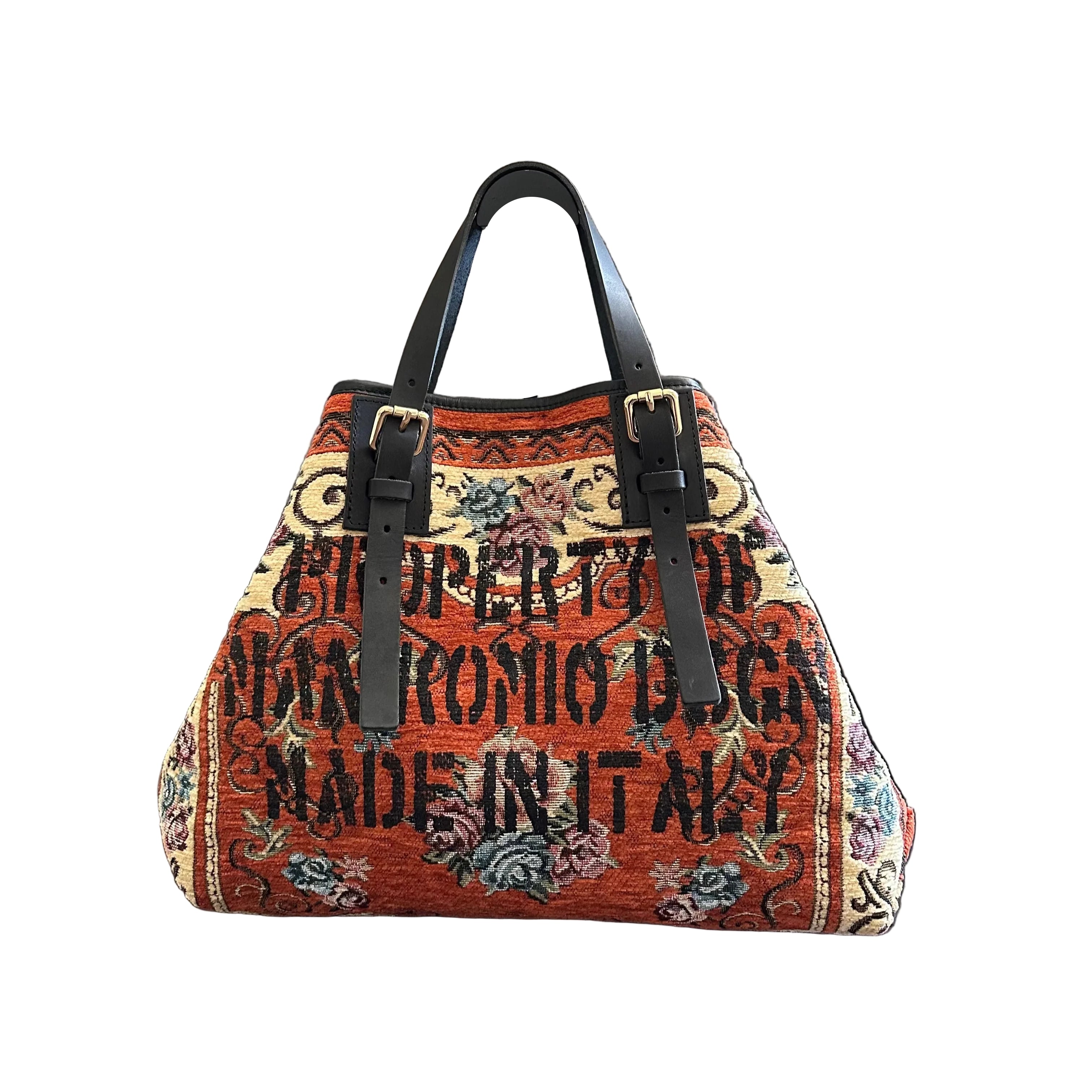 MANIKOMIO DESIGN 2 PROJECT Shopping "RUG" arancio