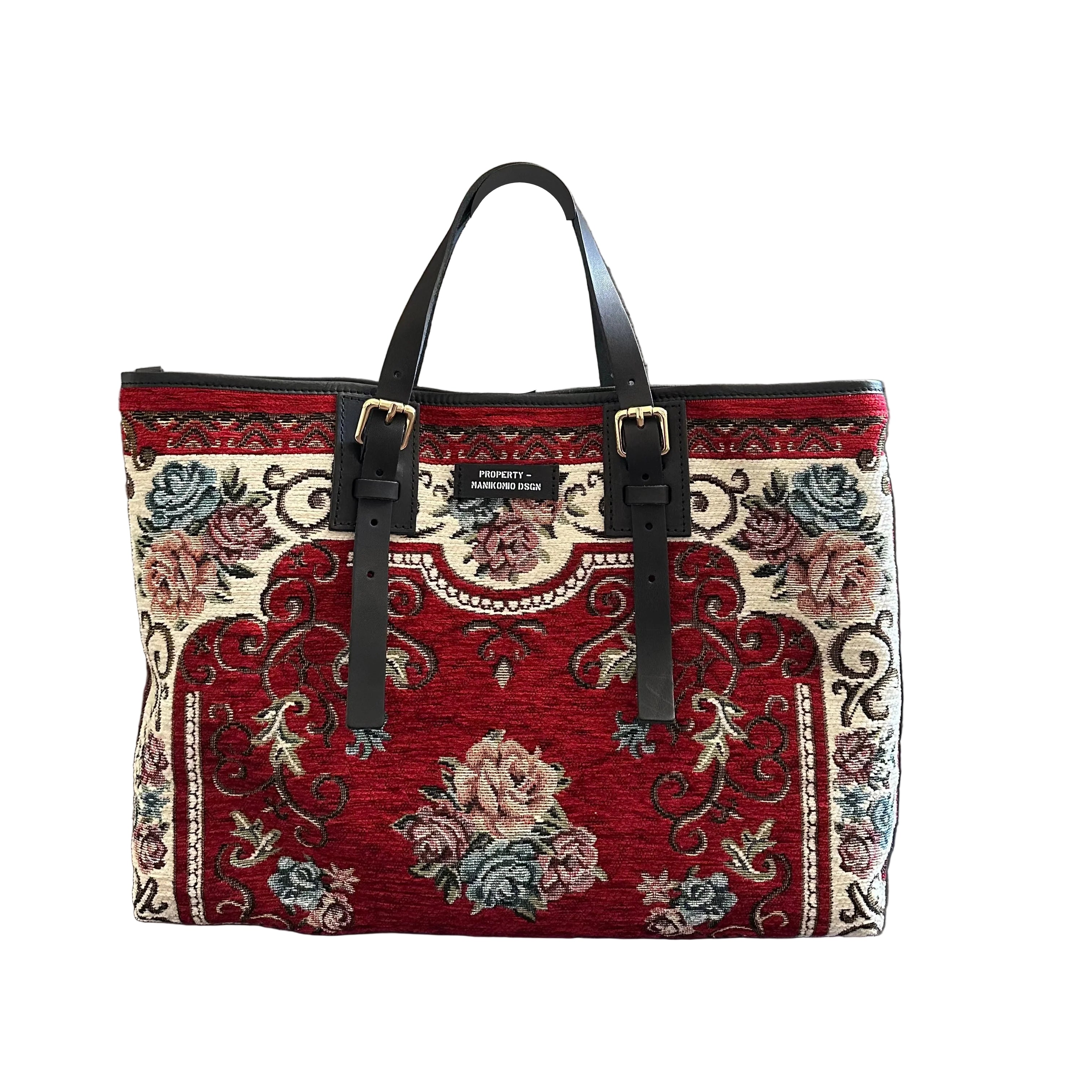 MANIKOMIO DESIGN 2 PROJECT Shopping "RUG" rosso