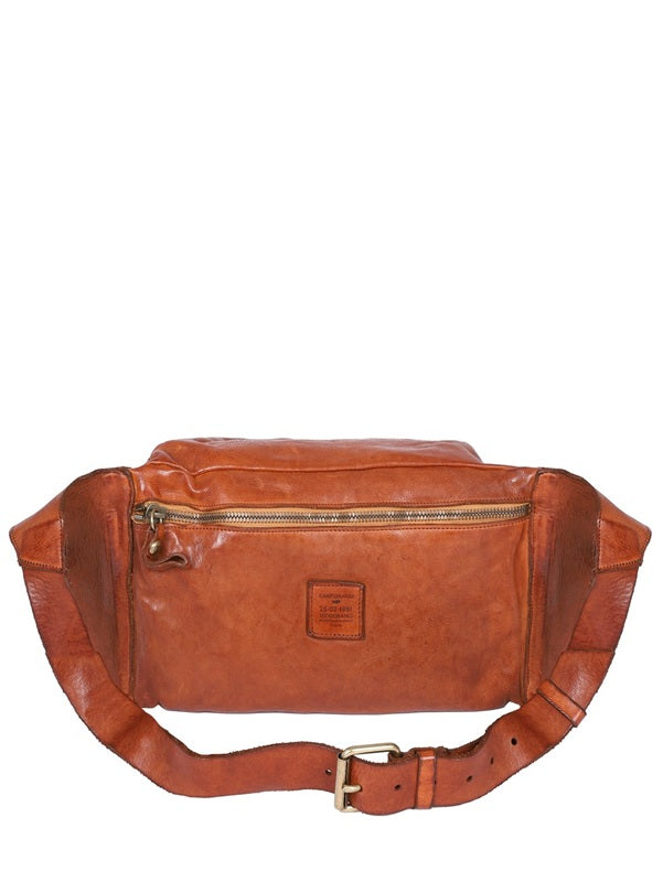 Marsupio a tracolla in pelle Campomaggi C014480ND X0001 cognac
