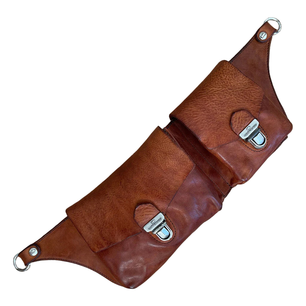 Marsupio Arenite in pelle Campomaggi C039250ND X2298 cognac