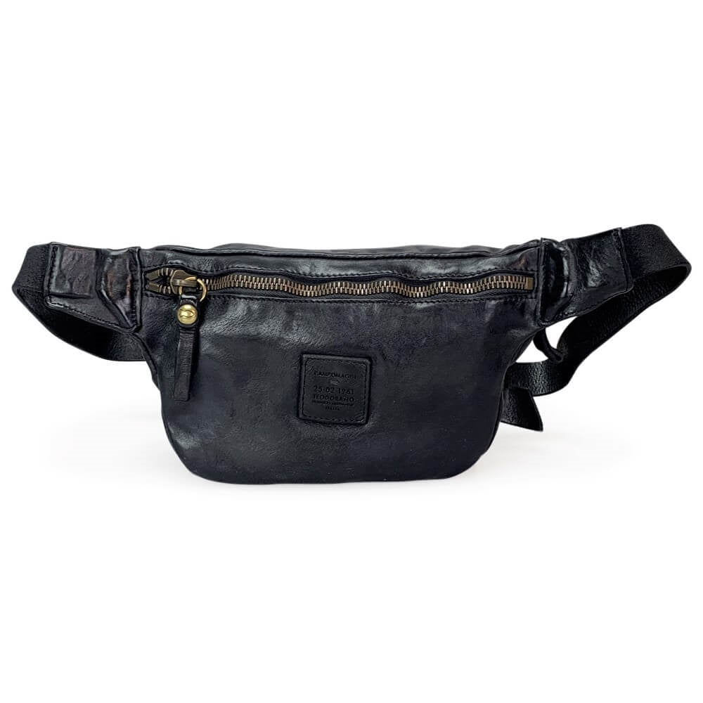 Marsupio in pelle Campomaggi C018420ND X0001 nero