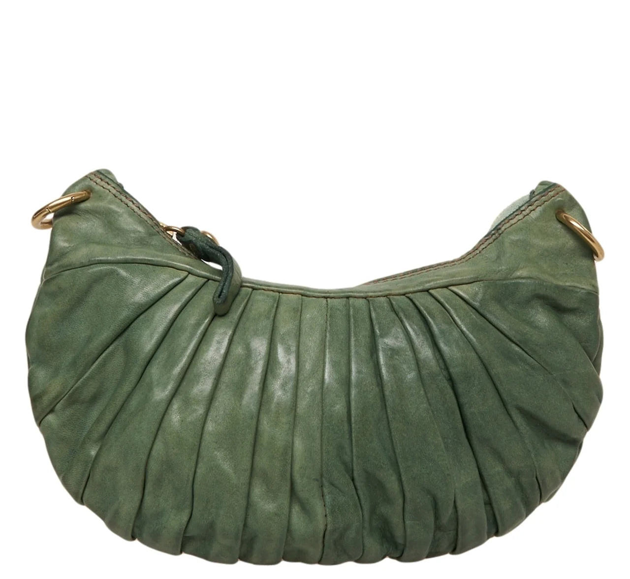 Mini borsa a tracolla Luna in pelle Campomaggi C044070ND X2982 lago