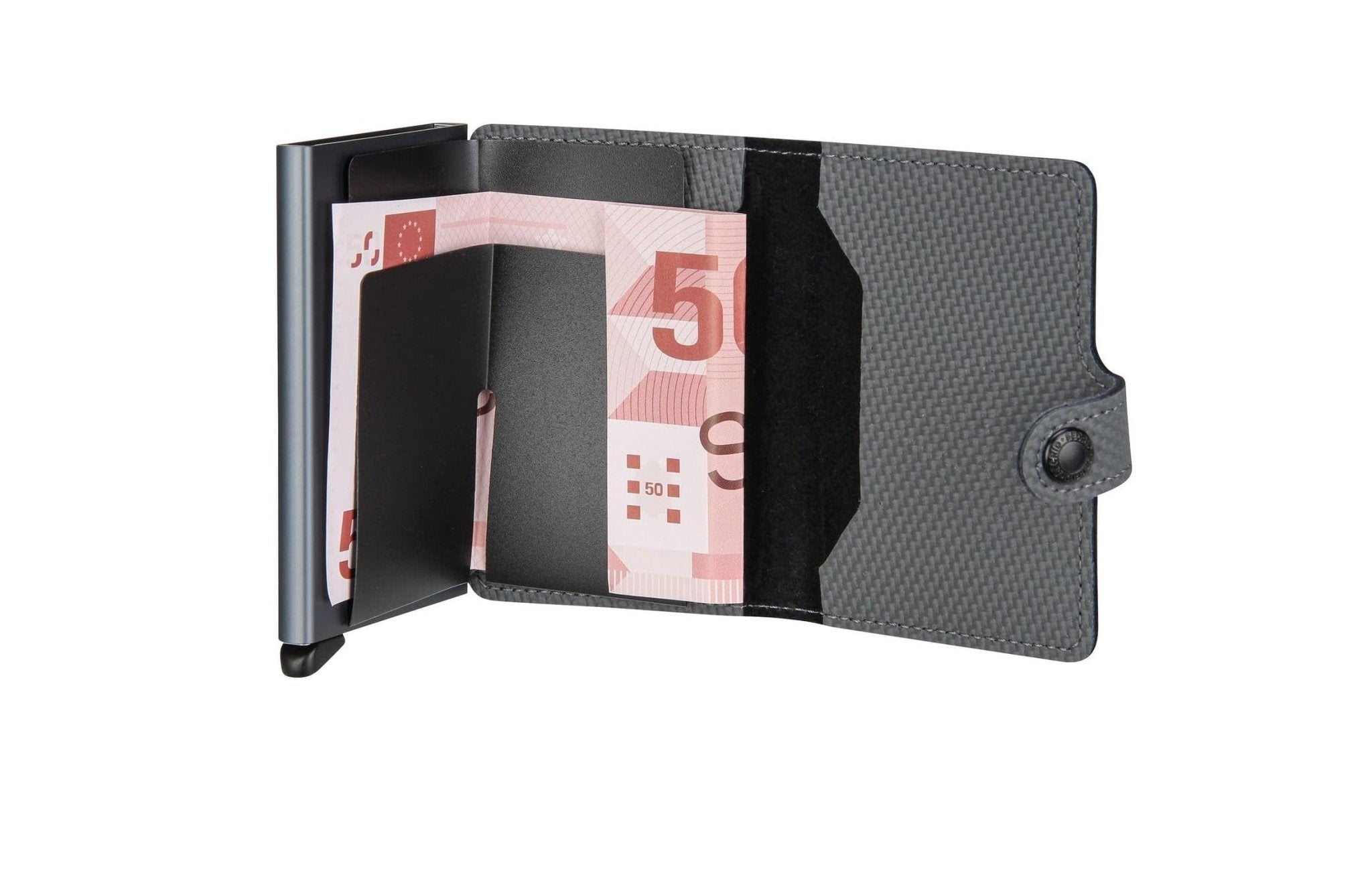 Miniwallet Carbon SECRID MCA - grigio - Pelletteria Allegrini
