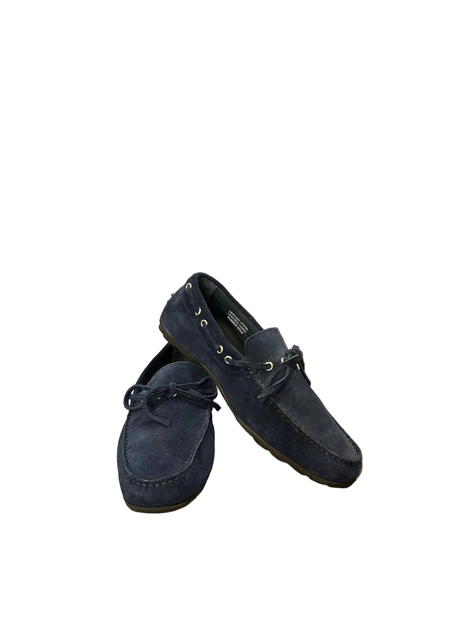 Men's Suede Moccasin Pelletteria Allegrini Filippo 3744 Blue