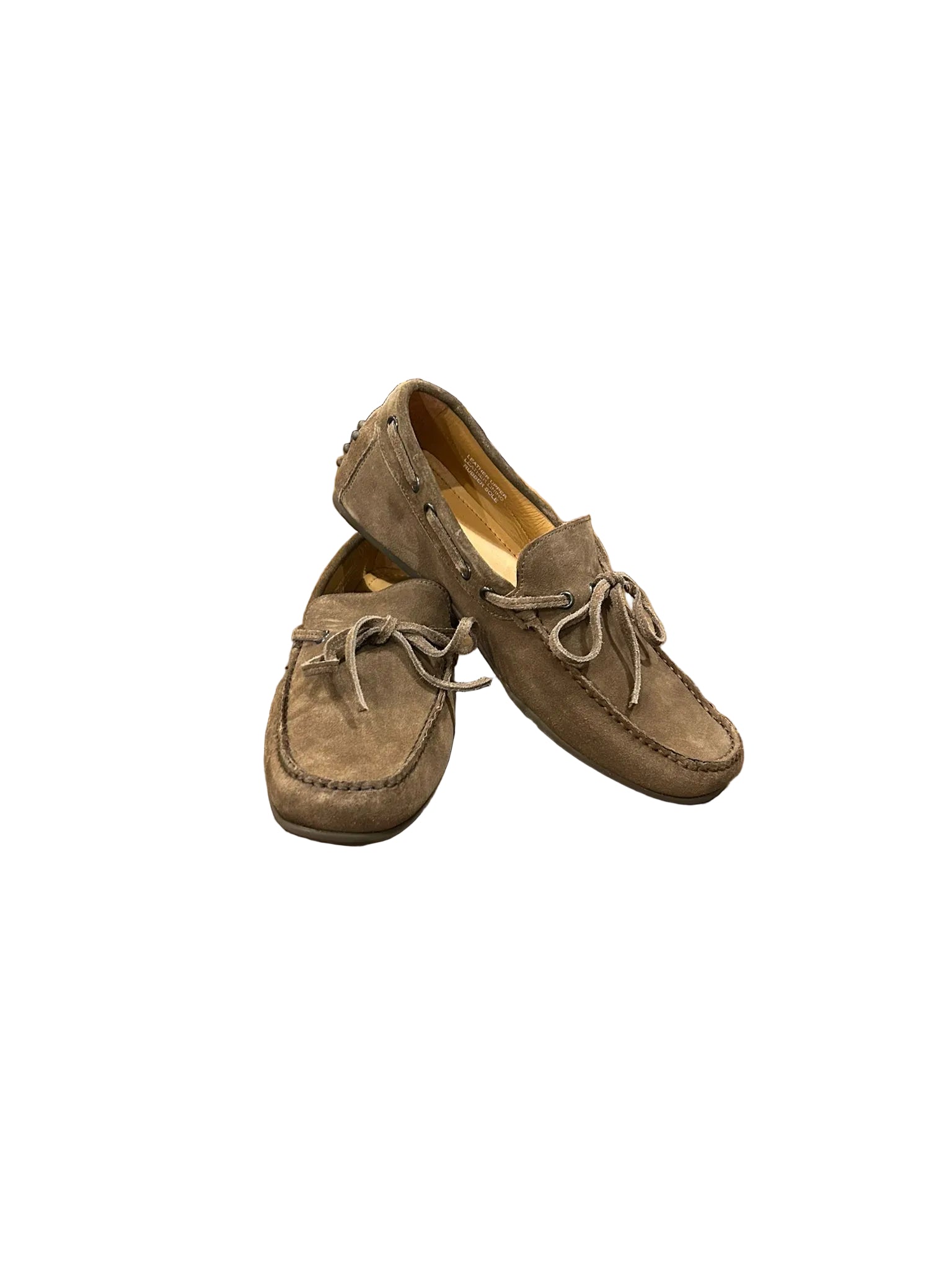 Men's Suede Moccasin Pelletteria Allegrini Filippo 3744 Taupe