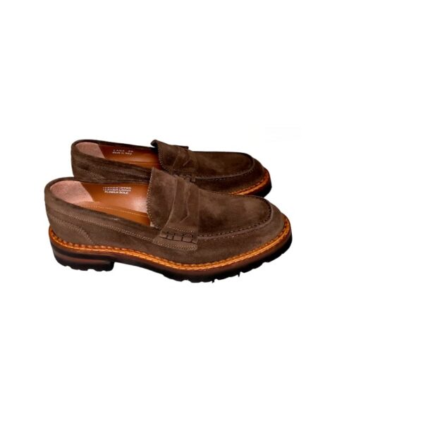 Mocassino donna in camoscio Pelletteria Allegrini Filippo LANA Marrone - Pelletteria Allegrini