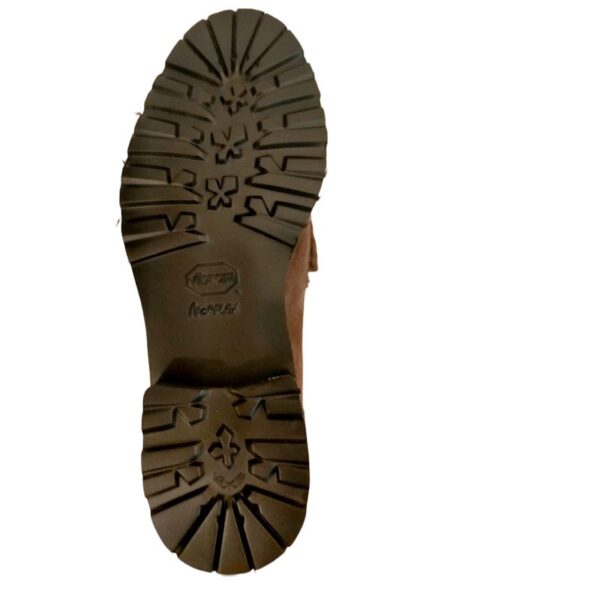 Mocassino donna in camoscio Pelletteria Allegrini Filippo LANA Marrone - Pelletteria Allegrini