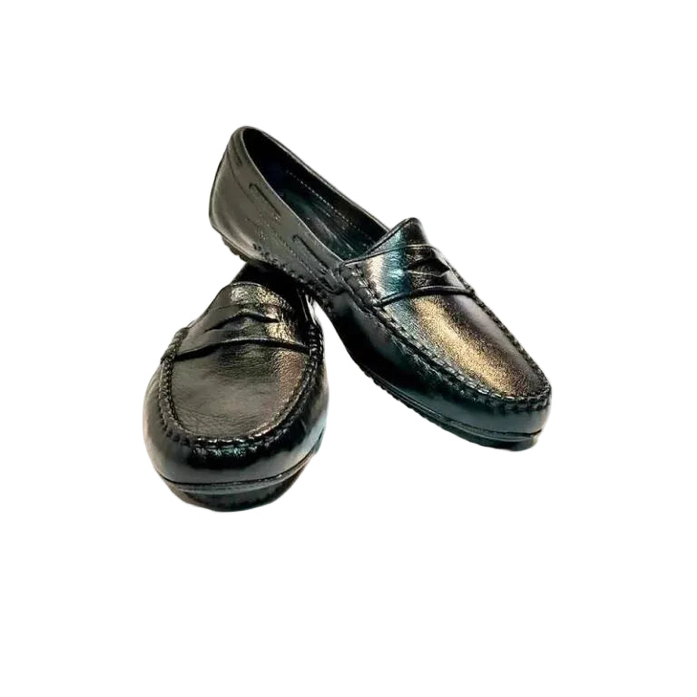 Mocassino donna in pelle Pelletteria Allegrini Filippo 5108 Nero