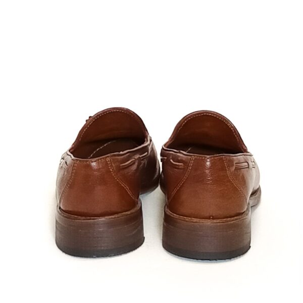 Mocassino donna con nappine pelletteria allegrini d429 coker