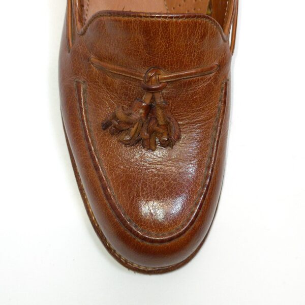 Mocassino donna con nappine pelletteria allegrini d429 coker
