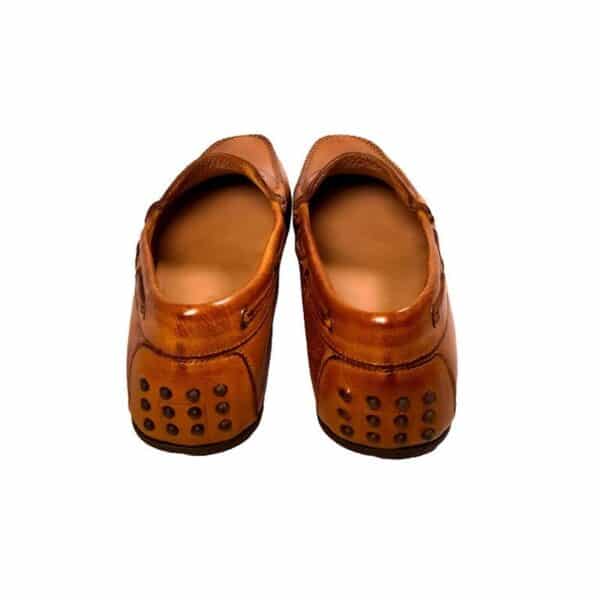 Mocassino da uomo in pelle Pelletteria Allegrini 2515 cuoio