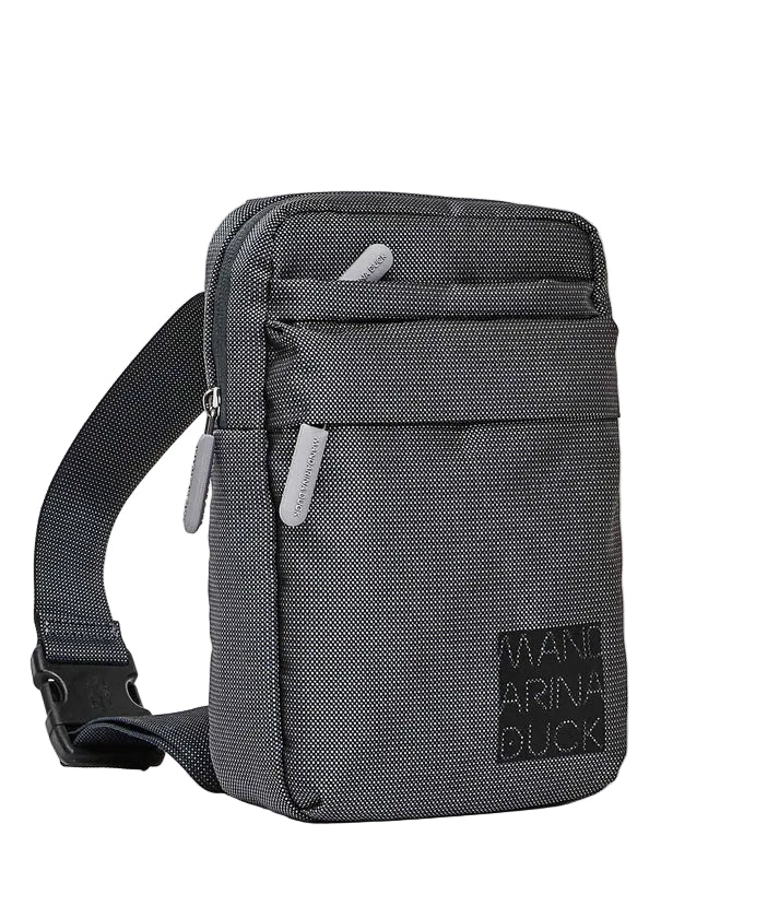 Single-shoulder sling bag District Mandarina Duck P10KPM02 Steel